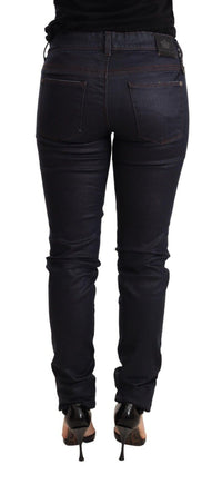 Thumbnail for Chic Dark Blue Low Waist Skinny Jeans