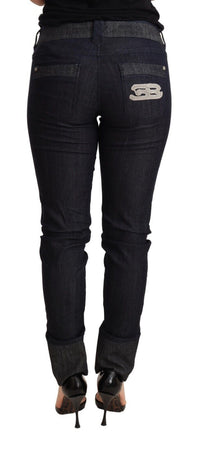 Thumbnail for Chic Dark Blue Skinny Trouser Jeans