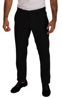 Thumbnail for Elegant Slim-Fit Tuxedo Trousers