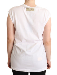 Thumbnail for Chic White Cotton Crew Neck Tee