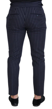 Thumbnail for Sophisticated Blue Wool Blend Trousers