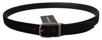 Thumbnail for Elegant Black Leather Belt