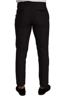 Thumbnail for Elegant Skinny Tuxedo Trousers