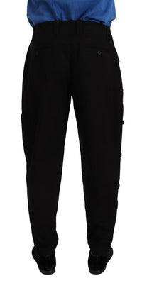 Thumbnail for Chic Black Cargo Pants with Stretch Comfort