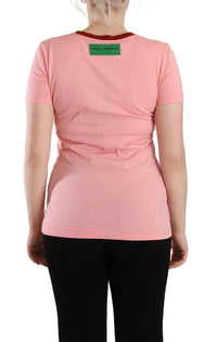 Thumbnail for Chic Pink Logo Crew Neck Tee