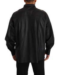 Thumbnail for Elegant Black Leather Jacket