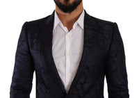 Thumbnail for Elegant Dark Blue MARTINI Formal Blazer