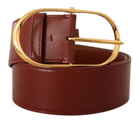 Thumbnail for Elegant Gold Buckle Leather Belt