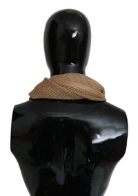 Thumbnail for Brown Neck Wrap Winter Shawl Foulard Scarf