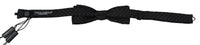 Thumbnail for Elegant Silk Black Bow Tie for Men