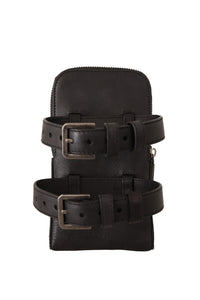 Thumbnail for Elegant Black Leather Double-Strap Multi Kit