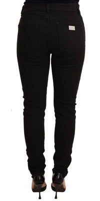 Thumbnail for Elegant Slim-Fit Black Skinny Jeans