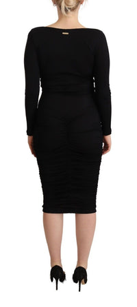 Thumbnail for Elegant Black Sheath Dress with Sweetheart Neckline