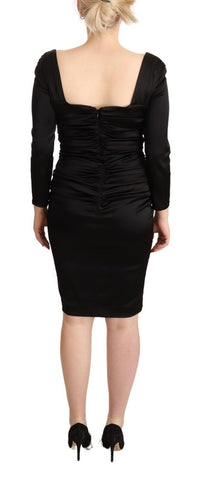 Thumbnail for Elegant Black Sweetheart Sheath Dress