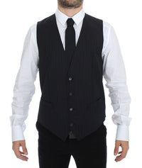Thumbnail for Gray Stretch Formal Dress Vest Gilet