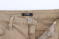 Thumbnail for Chic Beige Straight Leg Fashion Jeans
