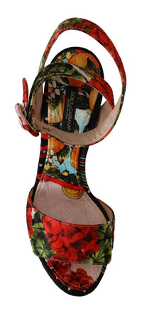 Thumbnail for Elevate Your Step in Multicolor Brocade Heels