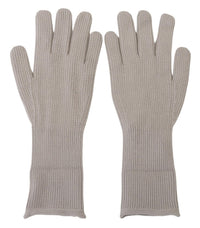 Thumbnail for Elegant Light Gray Cashmere Gloves