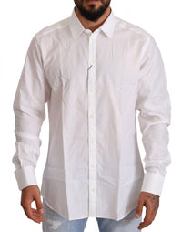 Thumbnail for White Cotton Slim Fit Men MARTINI Shirt