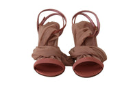Thumbnail for Elegant Pink Ankle Strap Heels Sandals