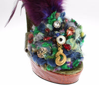 Thumbnail for Crystal Enchanted Ankle Strap Sandals