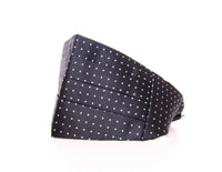 Thumbnail for Elegant Black Silk Polka Dot Cummerbund