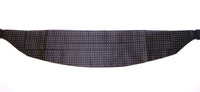 Thumbnail for Elegant Black Silk Polka Dot Cummerbund