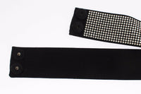 Thumbnail for Black Silk Crystal Bow Waist Belt Elegance