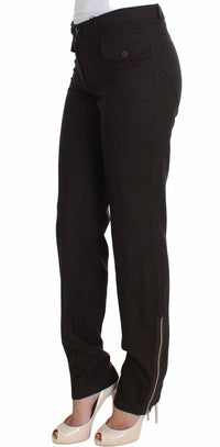 Thumbnail for Elegant Casual Brown Wool Pants
