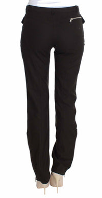 Thumbnail for Elegant Casual Brown Wool Pants