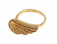 Thumbnail for Glamorous Gold Plated Crystal Ring