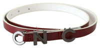 Thumbnail for Chic Maroon Leather Fashion Belt