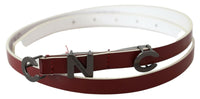 Thumbnail for Chic Maroon Leather Fashion Belt