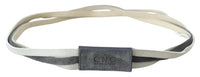 Thumbnail for Chic White Leather Logo Belt