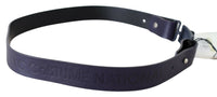 Thumbnail for Black Leather Normal Logo Buckle Waist Belt