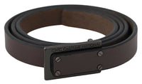 Thumbnail for Elegant Brown Leather Fashion Belt