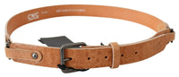 Thumbnail for Chic Light Brown Leather Fashion Belt