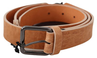 Thumbnail for Chic Light Brown Leather Fashion Belt