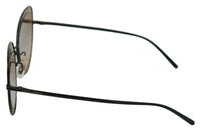 Thumbnail for Chic Black Gold Gradient Sunglasses