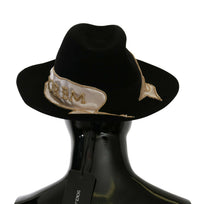 Thumbnail for Black Lapin Amor Gignit Wide Brim Panama Hat