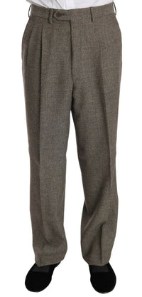 Thumbnail for Elegant Light Brown Wool Men's Suit