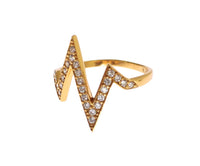 Thumbnail for Glamorous Gold Plated Sterling Silver Ring