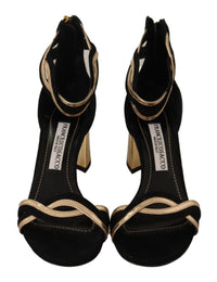 Thumbnail for Elegant Suede Leather Heeled Sandals