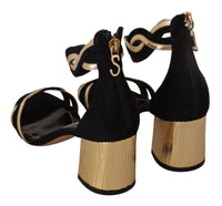 Thumbnail for Elegant Suede Leather Heeled Sandals
