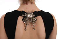 Thumbnail for Elegant Crystal Sheath Knee-Length Dress