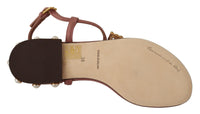 Thumbnail for Elegant Pink Leather Ankle Strap Sandals