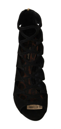 Thumbnail for Chic Suede Ankle Strap Heel Sandals