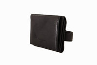 Thumbnail for Elegant Black Leather Multi-Kit Trifold Wallet