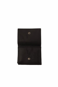 Thumbnail for Elegant Black Leather Multi-Kit Trifold Wallet