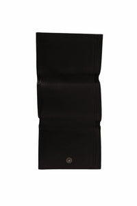 Thumbnail for Elegant Black Leather Multi-Kit Trifold Wallet